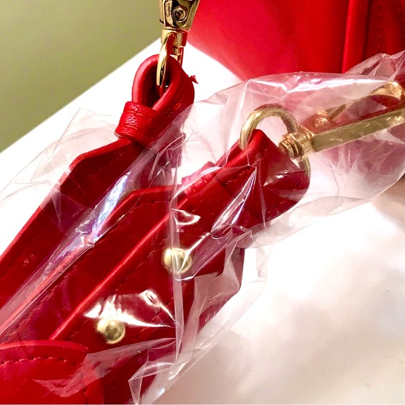 Valentino Orlandi Quilted Red Bag New - Picture 10 of 16